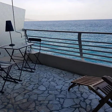 Front Bord De Cote D'azur Florentina Sea View French Riviera Proche Monaco Montecarlo Superb Apartamento Menton