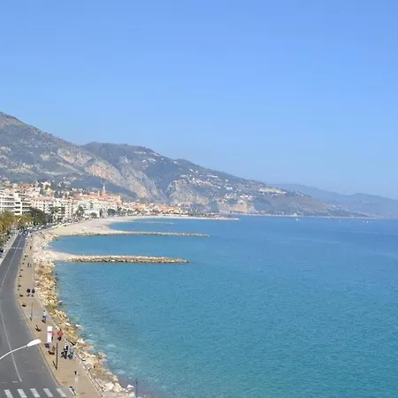 Apartman Front Bord De Cote D'azur Florentina Sea View French Riviera Proche Monaco Montecarlo Superb
